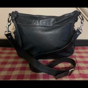 Coach Black Leather Zoe bag